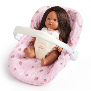 Fotelik samochodowy dla lalki Tiny Harlow - Strawberry