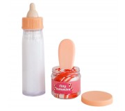 Zestaw Tiny Tummies magiczna butelka i słoiczek Tiny Harlow - Christmas Candy Cane