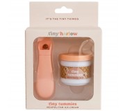 Magiczny słoiczek Tiny Tummies z łyżeczką do karmienia lalek Tiny Harlow - Lody Włoskie
