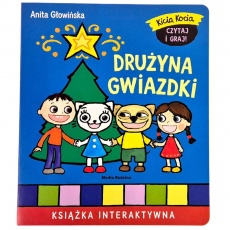 Książka z grą "Kicia Kocia Drużyna Gwiazdki" Wydawnictwo Media Rodzina