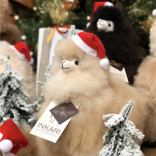 Czapka świętego Mikołaja dla alpaki Inkari