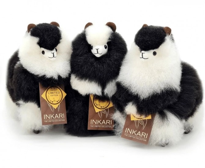 Puszysta maskotka z wełny Alpaka Inkari