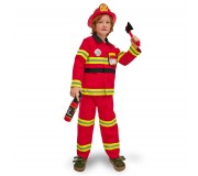 Strój Strażak Party Deco - rozmiar 116-128 cm (5-8 lat)