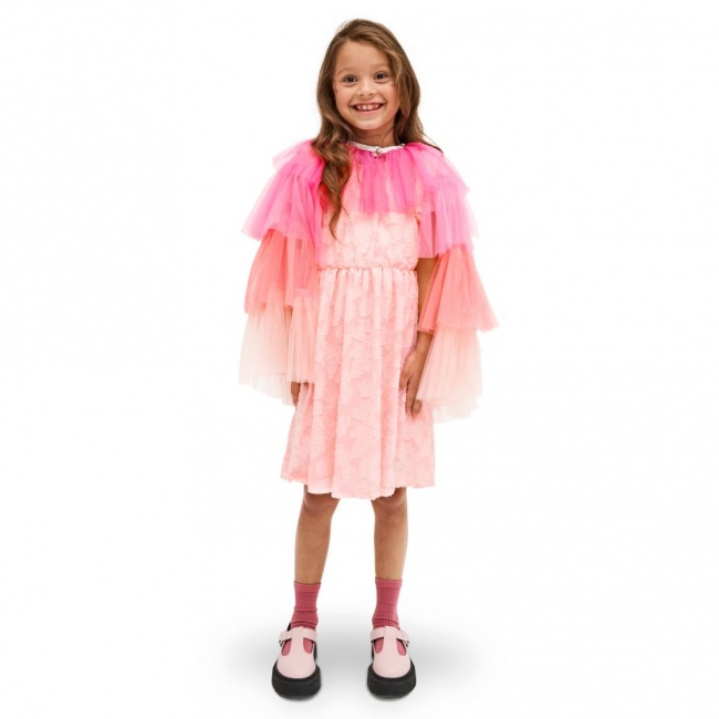 Strój - Peleryna różowe ombre Party Deco - Wróżka rozmiar uniwersalny