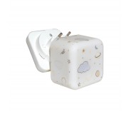 Przenośna lampka nocna Cloud B - świecąca kostka - Kosmos