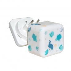 Przenośna lampka nocna Cloud B - świecąca kostka - Ocean