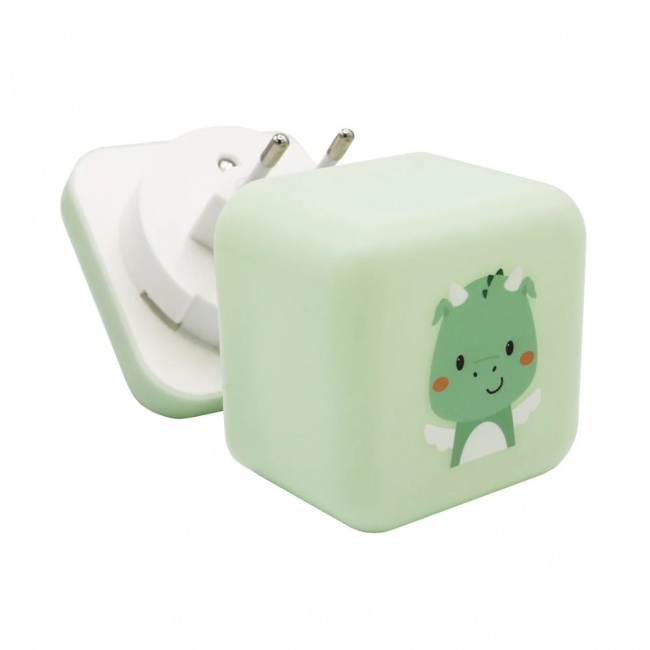 Przenośna lampka nocna Cloud B - świecąca kostka - Smok Drake