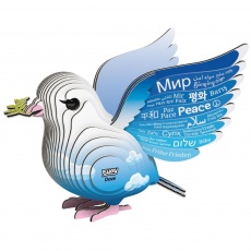 Eko Układanka 3D Eugy - Gołąbek Pokoju