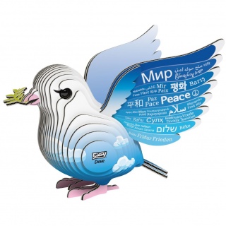 Eko Układanka 3D Eugy - Gołąbek Pokoju