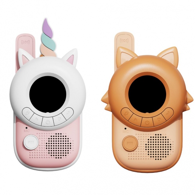 Walkie Talkie dla dzieci The Zoofamily - Lis i Jednorożec