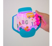 Słoik sensoryczny do napełnienia wodą Glo Pals z akcesoriami - ABC