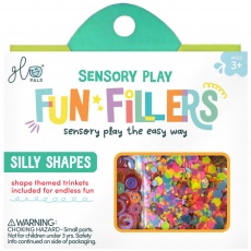 Zestaw sensorycznych akcesoriów do słoików Glo Pals - Kształty