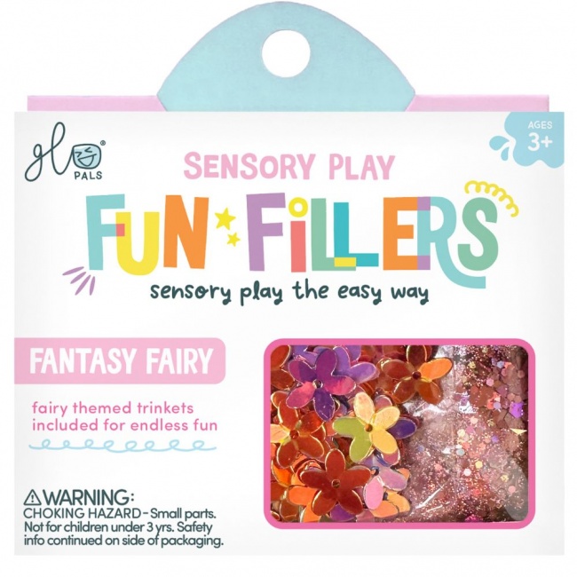 Zestaw sensorycznych akcesoriów do słoików Glo Pals - Wróżka