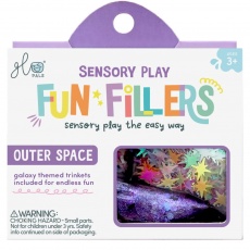 Zestaw sensorycznych akcesoriów do słoików Glo Pals - Kosmos