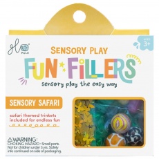 Zestaw sensorycznych akcesoriów do słoików Glo Pals - Safari