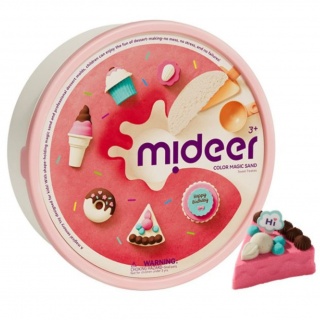 Piasek kinetyczny z wosku pszczelego mideer - zestaw słodkości