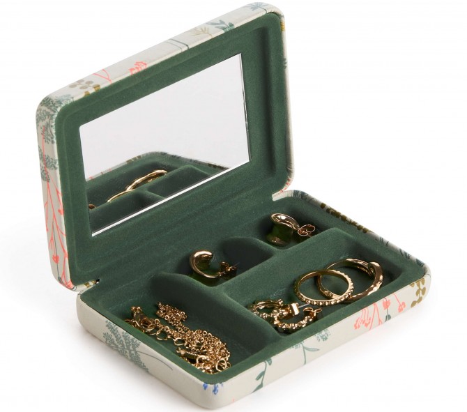 Małe pudełeczko na biżuterię z lusterkiem i przegródkami Miquelrius - Hidden Forest