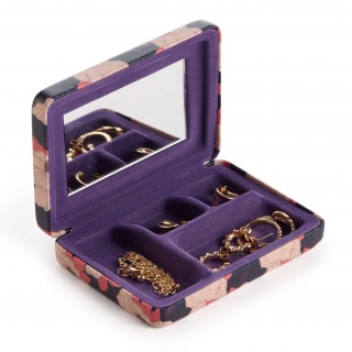 Pudełeczko na biżuterię z lusterkiem Miquelrius - Blush Magnolia