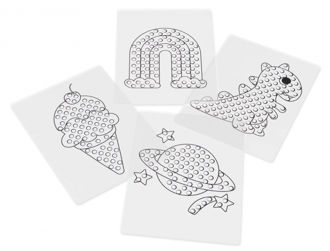 Świetlna tablica artystyczna z obrazkami 2w1 B. Toys