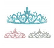 Opaska na gumce Party Deco - Korona Księżniczki 3 szt.