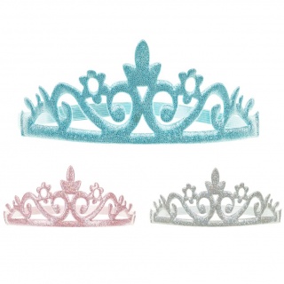 Opaska na gumce Party Deco - Korona Księżniczki 3 szt.