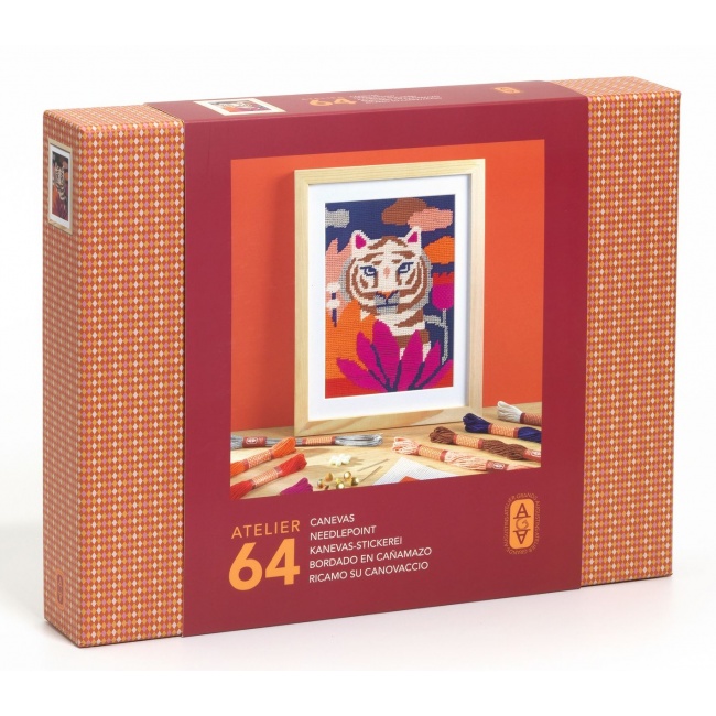 Zestaw artystyczny haft gobelinowy Djeco - AGA Atelier 64