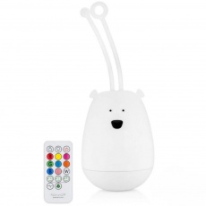 Lampka nocna do zawieszania Rabbit & Friends - Miś z pilotem