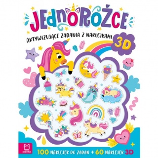 Aktywizujące zadania z naklejkami. Jednorożce Wydawnictwo Aksjomat