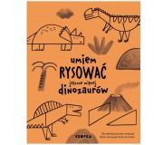 Książka "Umiem rysować jeszcze więcej dinozaurów" Wydawnictwo Kropka