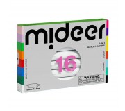 Markery akrylowe dwustronne 2w1 mideer – 16 kolorów