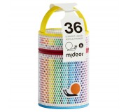 Markery akrylowe płynne z pędzelkową końcówką mideer – 36 kolorów w tubie