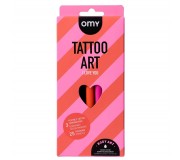 Zestaw 3 markerów do tworzenia tatuaży OMY - I love you