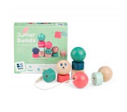 Drewniana nawlekanka BS Toys - Klocki Buźki