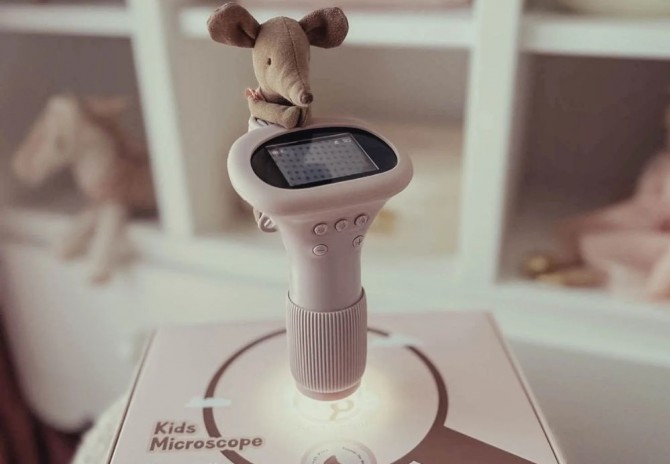 Mikroskop dla dzieci mały poręczny