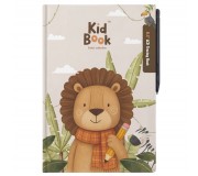 Tablet graficzny z kartami pracy do rysowania KidBook Kidinex - Safari