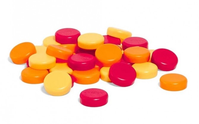 Ozdobne nakładki na śrubki Scru-Dot Makedo - Summer Daze 36 el.