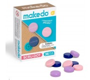 Ozdobne nakładki na śrubki Scru-Dot Makedo - Twilight Dreams 36 el.