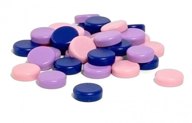 Ozdobne nakładki na śrubki Scru-Dot Makedo - Twilight Dreams 36 el.