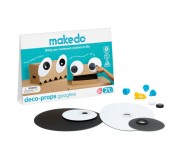 Zestaw kreatywnych kształtów Makedo Deco-Props - Googlies 21 el.