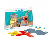 Zestaw kreatywnych kształtów Makedo Deco-Props - Sparkies 25 el.