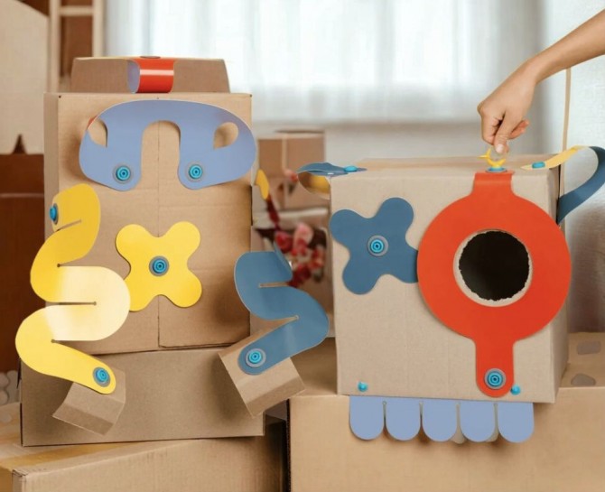 Kreatywne kształty Makedo do tworzenia zabawnych konstrukcji