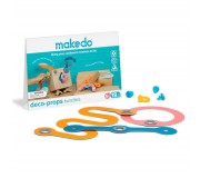 Zestaw kreatywnych kształtów Makedo Deco-Props - Twisties 18 el.