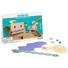 Zestaw kreatywnych kształtów Makedo Deco-Props - Blobbies 25 el.