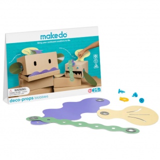 Zestaw kreatywnych kształtów Makedo Deco-Props - Blobbies 25 el.