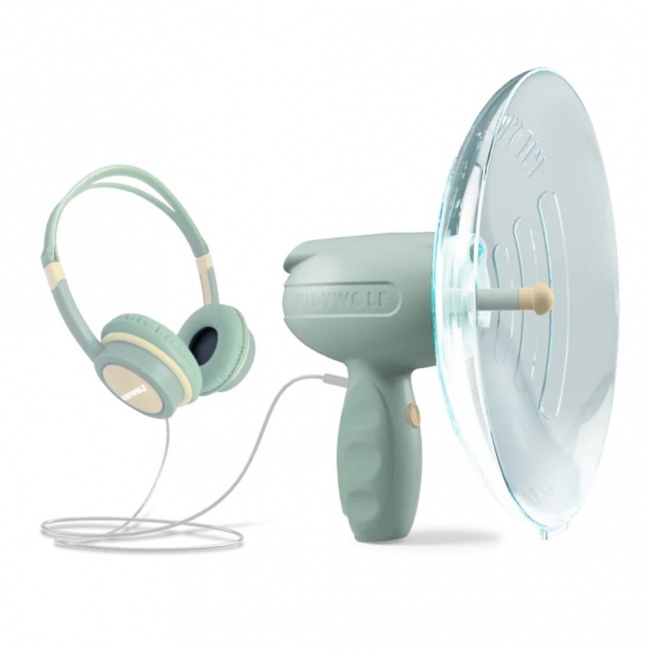 Wzmacniacz dźwięku ze słuchawkami Kidywolf