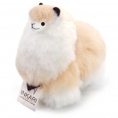 Puszysta maskotka Alpaka Inkari Naturals - Vanilla 23 cm