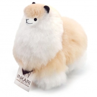 Puszysta maskotka Alpaka Inkari Naturals - Vanilla 23 cm