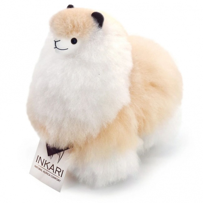 Puszysta maskotka Alpaka Inkari Naturals - Vanilla 23 cm