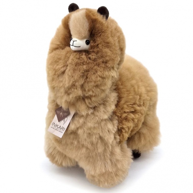 Puszysta maskotka Alpaka Inkari Naturals - Sandstone 50 cm