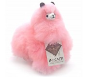 Puszysta maskotka Alpaka Inkari Rainbows - Cotton Candy 32 cm